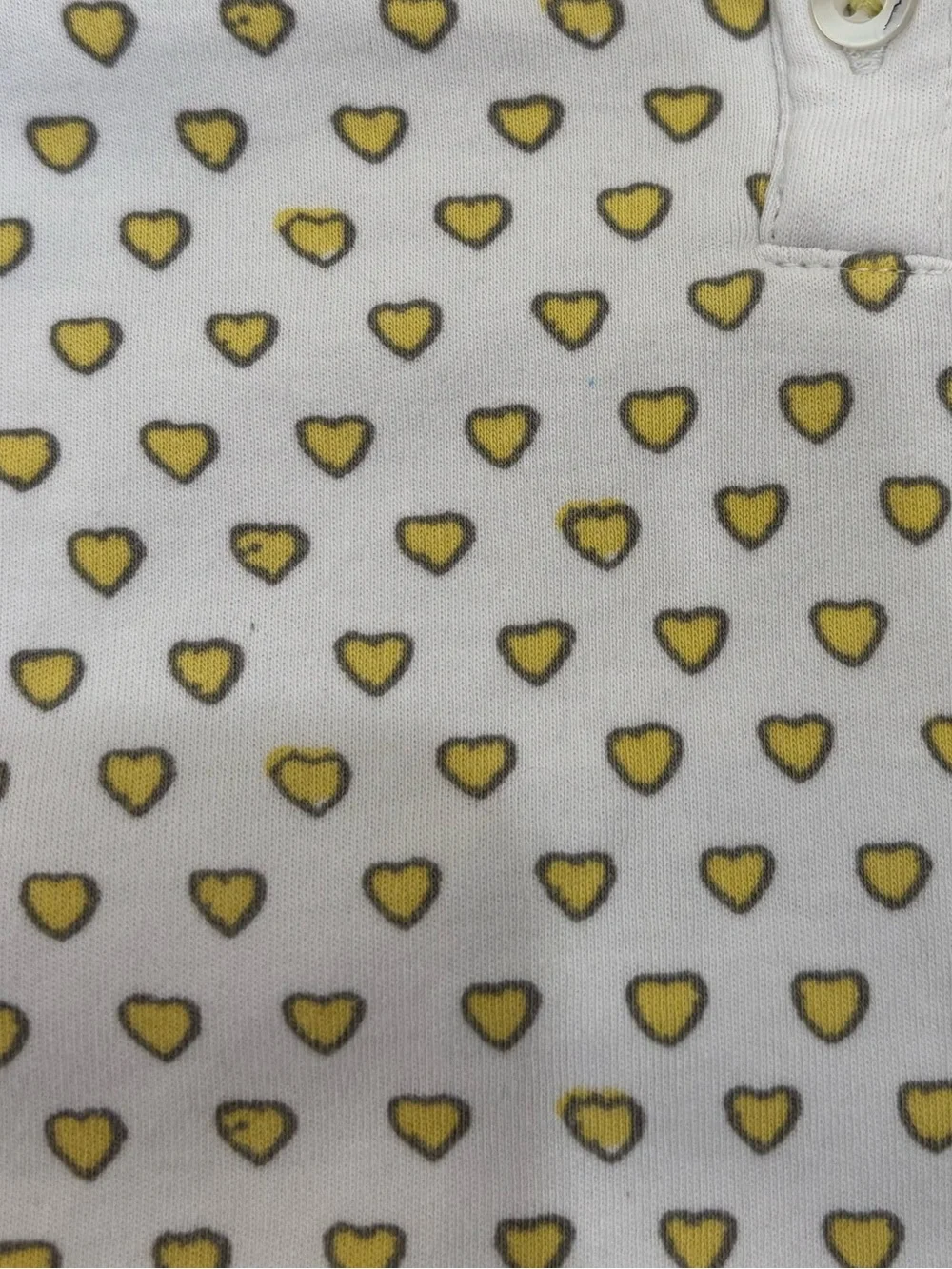 Roller Rabbit Yellow Heart Pajama Set